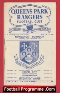 Queens Park Rangers v Nuneaton Borough 1953 – QPR
