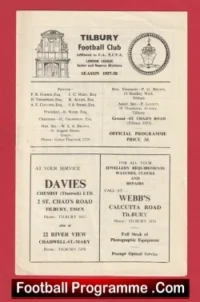Tilbury v Ruislip Manor 1958