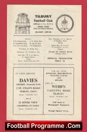 Tilbury v Ruislip Manor 1958