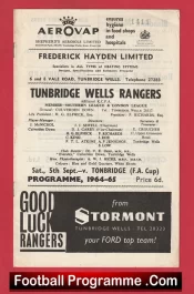 Tunbridge Wells Rangers v Tonbridge 1964 – FA Cup
