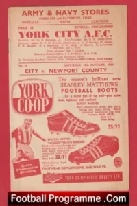 York City v Newport County 1964