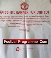 Manchester United v Chelsea 2008 – European Cup Final White Banner