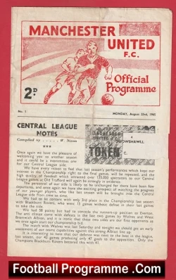  Manchester United v Everton 1965 - Man Utd Youth Brian Kidd Football Programme .COM Football Programmes Memorabilia