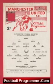 Manchester United v Wolves 1966 – Reserves Match + Brian Kidd