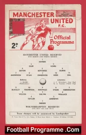 Manchester United v Wolves 1966 – Reserves Match + Brian Kidd