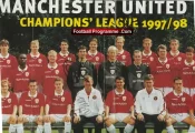 Manchester United Multi Autographed Signed 1997 1998 + Fergie