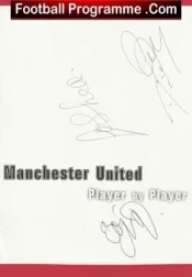 Manchester United Multi Signed Autographed Book Page