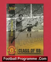 Manchester United David Sadler Autographed Signed Football Card Man Utd