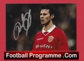 Manchester United Ryan Giggs Autographed Signed Photograph Picture