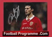 Manchester United Ryan Giggs Autographed Signed Photograph Picture