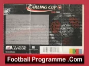Chelsea v Tottenham 2008 – League Cup Final Ticket