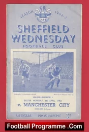 Sheffield Wednesday v Manchester City 1953 – 1950s Man City