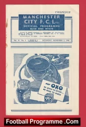 Manchester City v WBA 1946 – 1940s Man City