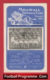 Millwall v Shrewsbury Town 1956