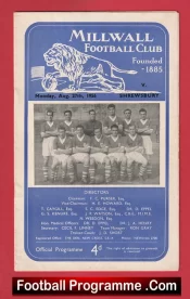 Millwall v Shrewsbury Town 1956
