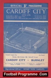 Cardiff City v Bury 1960
