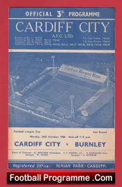 Cardiff City v Bury 1960