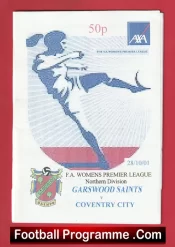 Garswood Saints Ladies v Coventry City 2001 – Womens Football