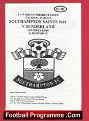 Southampton Saints Ladies v Sunderland 2001 – Womens Football