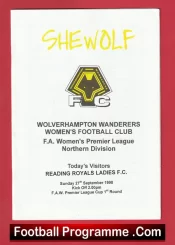 Wolverhampton Ladies v Reading Royals 1998 – Womens Football