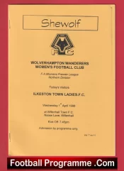 Wolverhampton Ladies v Ilkeston Town 1998 – Womens Football