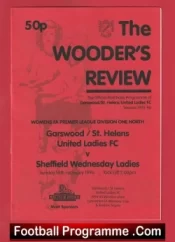 Garswood Ladies v Sheffield Wednesday 1996 – Womens Football