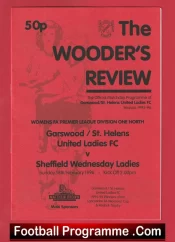 Garswood Ladies v Sheffield Wednesday 1996 – Womens Football