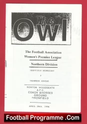 Sheffield Wednesday Ladies v Tranmere Rovers 1996 – Womens Football