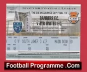 Glasgow Rangers v Ayr United 2002 – Scottish Cup Final Ticket + Suite