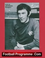 Glasgow Rangers Colin Jackson Autograph Signed Picture