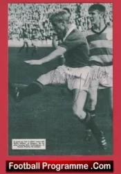 Glasgow Rangers Davie Wilson Autograph Signed Picture