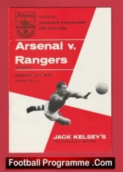 Arsenal v Glasgow Rangers 1963 – Jack Kelsey Testimonial
