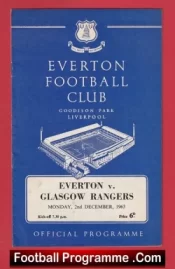 Everton v Glasgow Rangers 1963