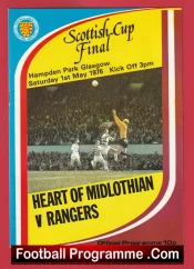 Heart Of Midlothian v Glasgow Rangers 1976 – Scottish Cup Final Hampden