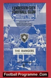 Leicester City v Glasgow Rangers 1967 – Grand Challenge Match