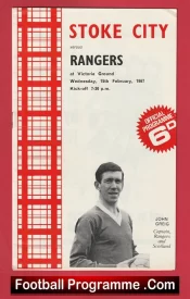 Stoke City v Glasgow Rangers 1967 – Grand Challenge Match