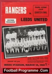 Glasgow Rangers v Leeds United 1968 – Fairs Cup