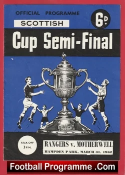  Leeds United v Glasgow Rangers 1968 - Fairs Cup Football Programme .COM Football Programmes Memorabilia