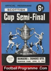 Dundee United v Glasgow Rangers 1963 – Cup Semi Final Hampden