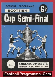 Dundee United v Glasgow Rangers 1963 – Cup Semi Final Hampden