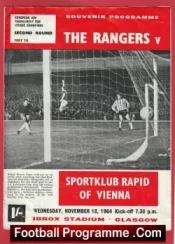 Glasgow Rangers v Rapid Vienna 1964 – Ibrox