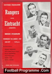 Glasgow Rangers v Eintracht Frankfurt 1967 – Ibrox Alex Ferguson