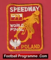 Poland World Final 1979 Speedway Sew On Patch Badge