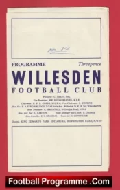 Willesden v Deal Town 1959