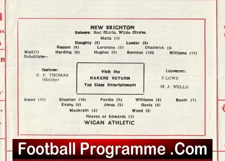 New Brighton v Wrexham 1968 - Official Football Programme - Image 3