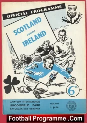 Scotland v Ireland 1958 – Amateur International Broomfield Park