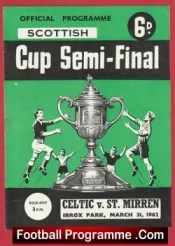 Glasgow Celtic v St Mirren 1962 – Scottish Cup Semi Final