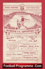 Weymouth v Yeovil Town 1954 – 1950s