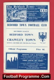 Bedford Town v Crawley Town 1968 – Southern League