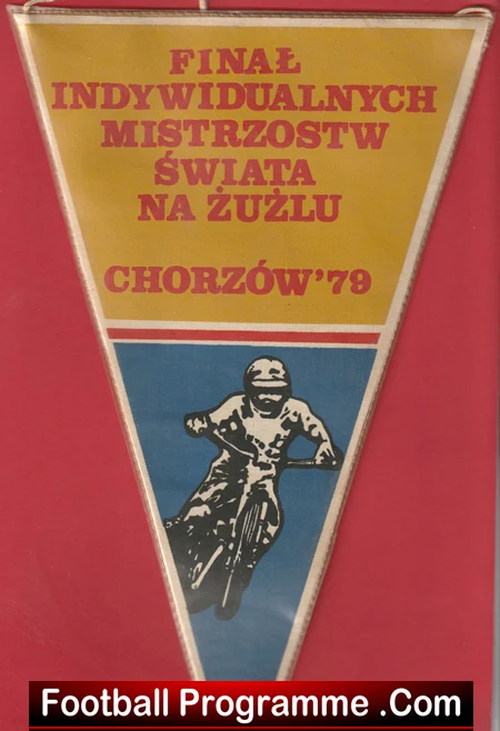 Poland Final Speedway Pennant Flag 1979 Polish Polska - Image 2